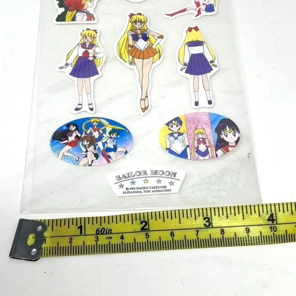 Sailor Moon Sticker Sheet Korean Vintage 2000's Rare Collectible Anime
